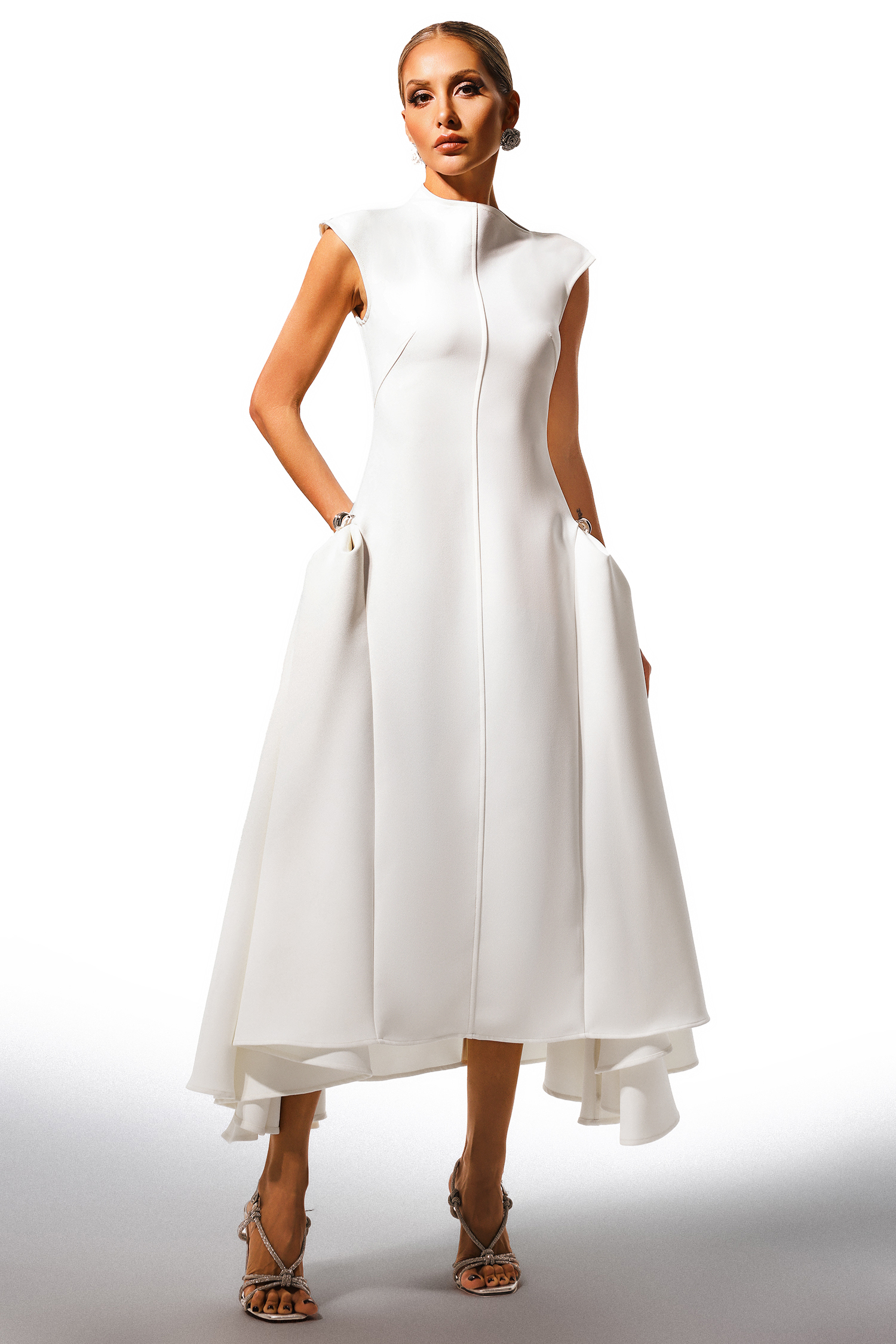 Paca Choker Sleeveless Maxi Dress - Image 2