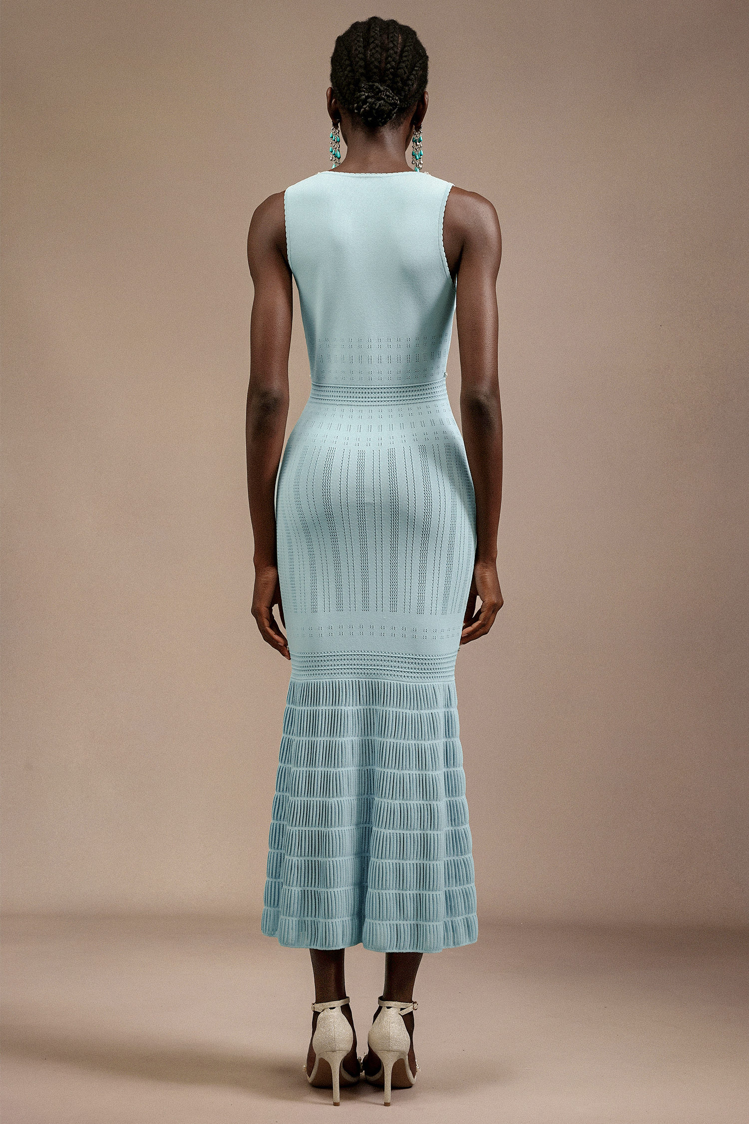 Gregorio Sleeveless Diamond Midi Dress - Image 6