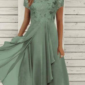 Floral Lace Tiered Midi Dress (Buy 2 Free Shipping)