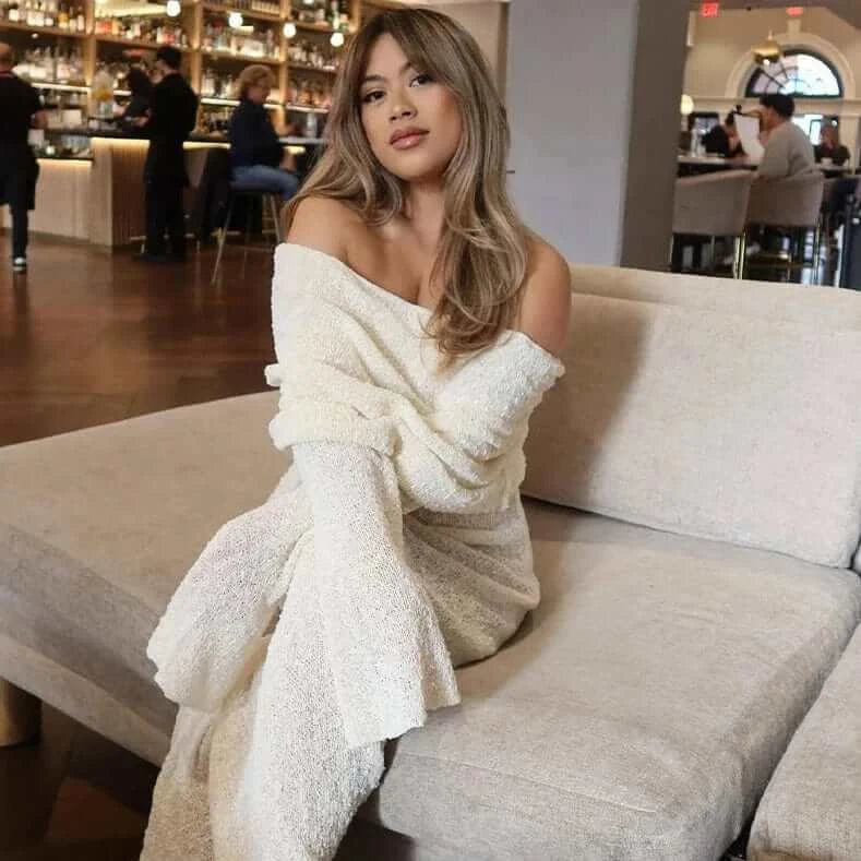 Knit Off Shoulder Maxi Dress (Buy 2 Free Shipping) - Image 5