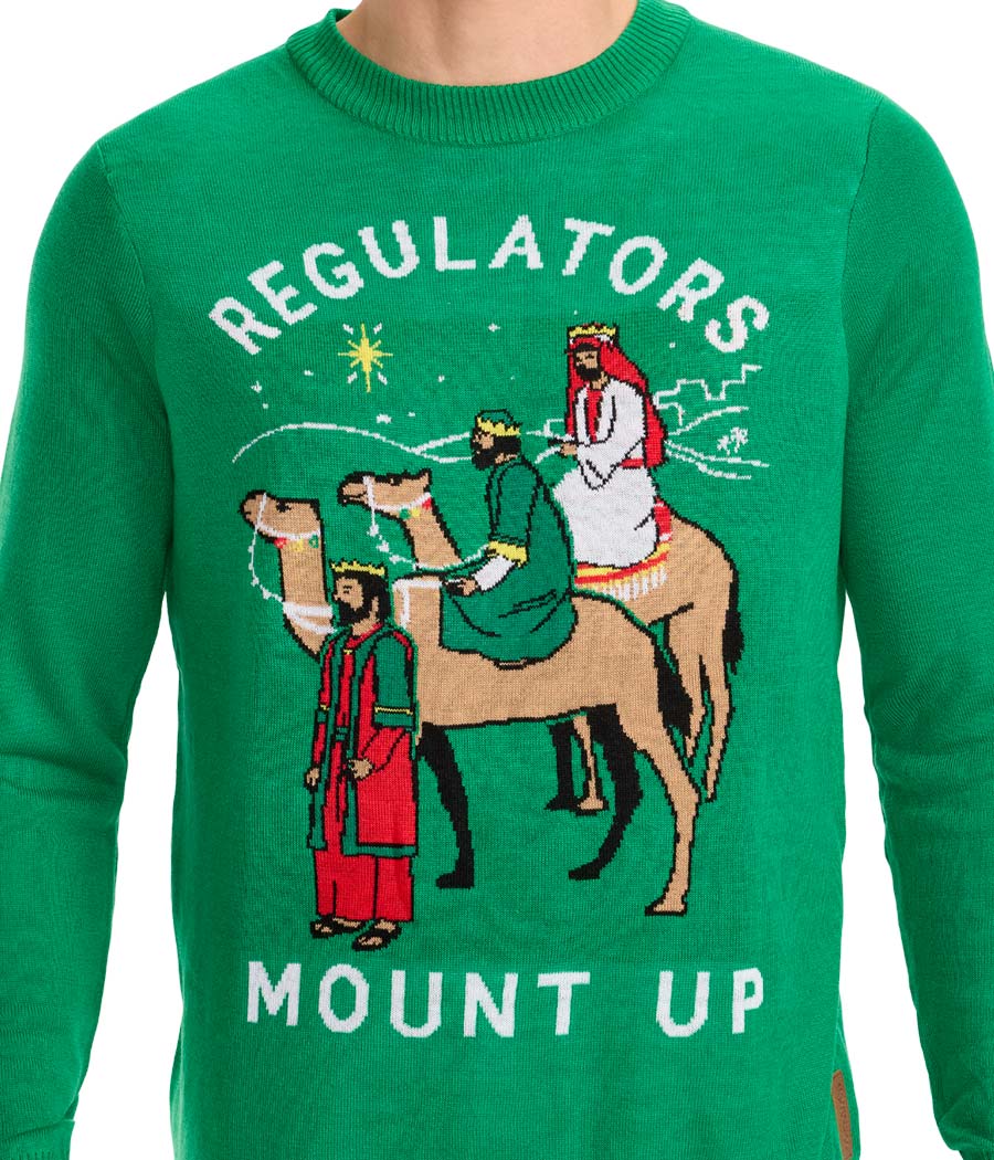 Men's Regulators Mount Up Ugly Christmas Sweater - Image 3