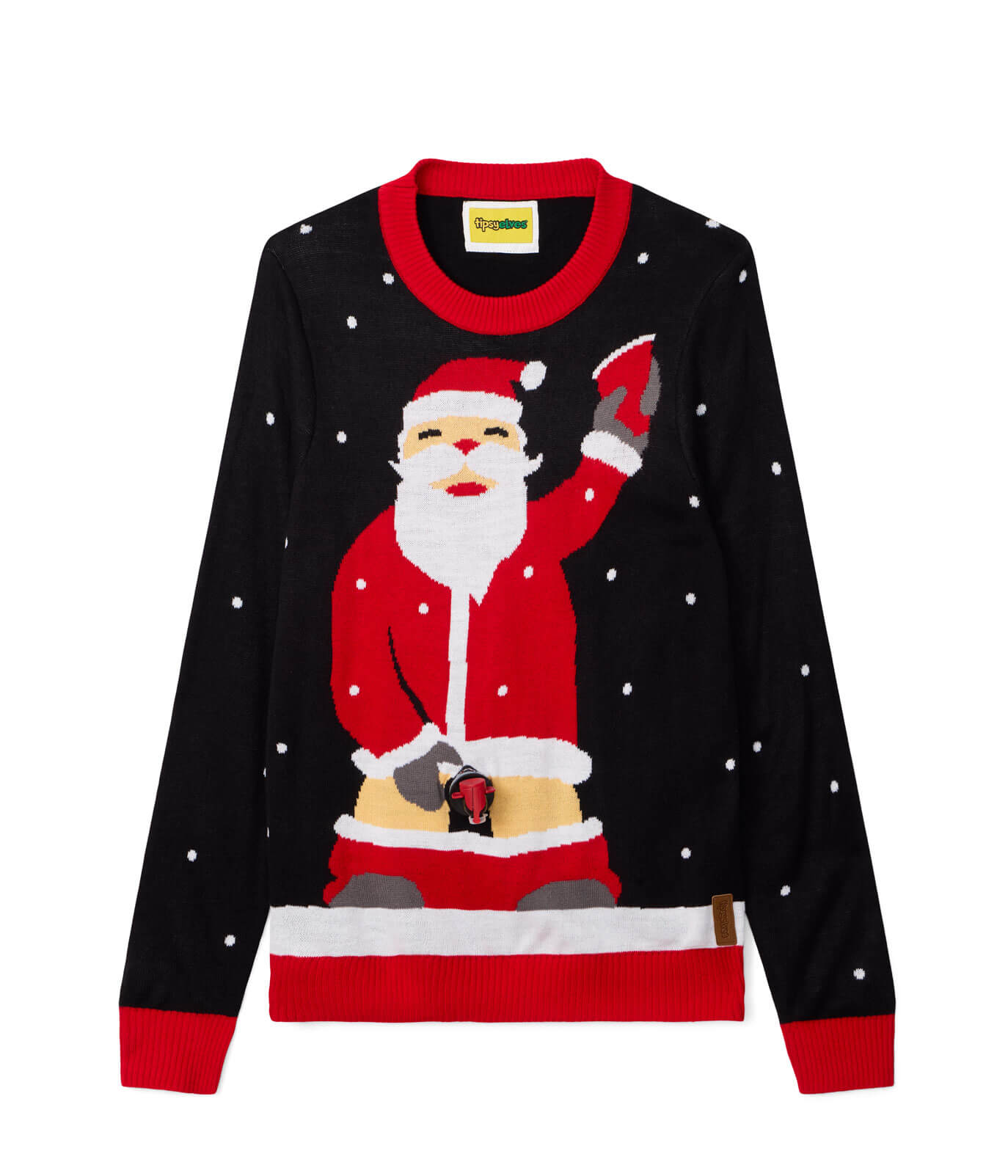 Men's Jolly Juice Dispenser Ugly Christmas Sweater - Image 8