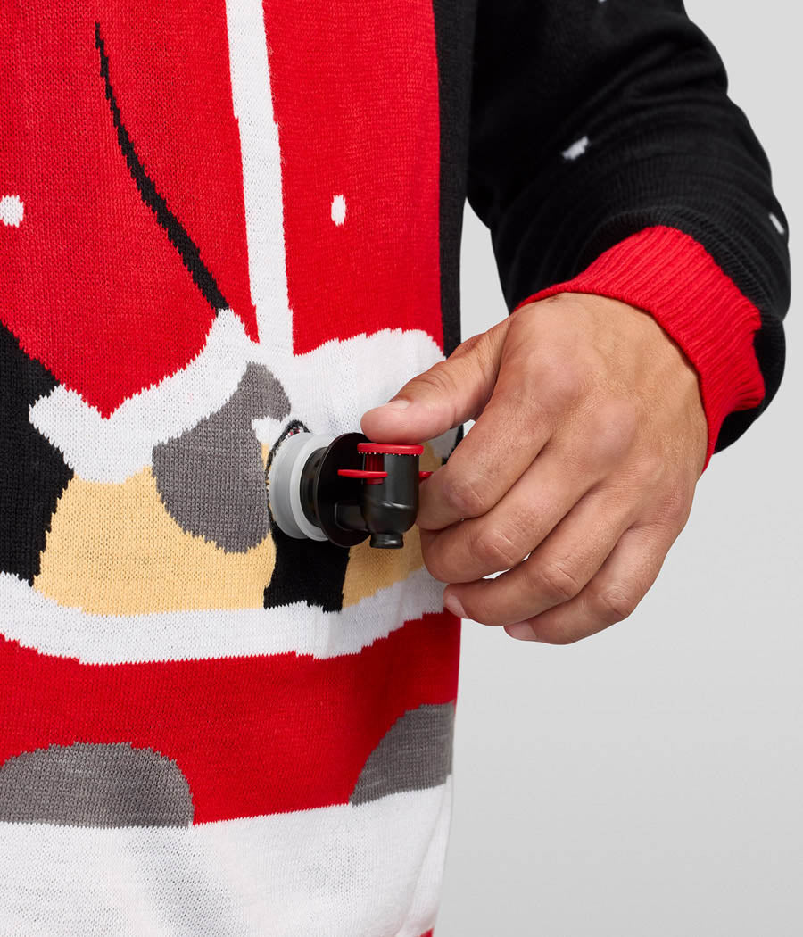 Men's Jolly Juice Dispenser Ugly Christmas Sweater - Image 2