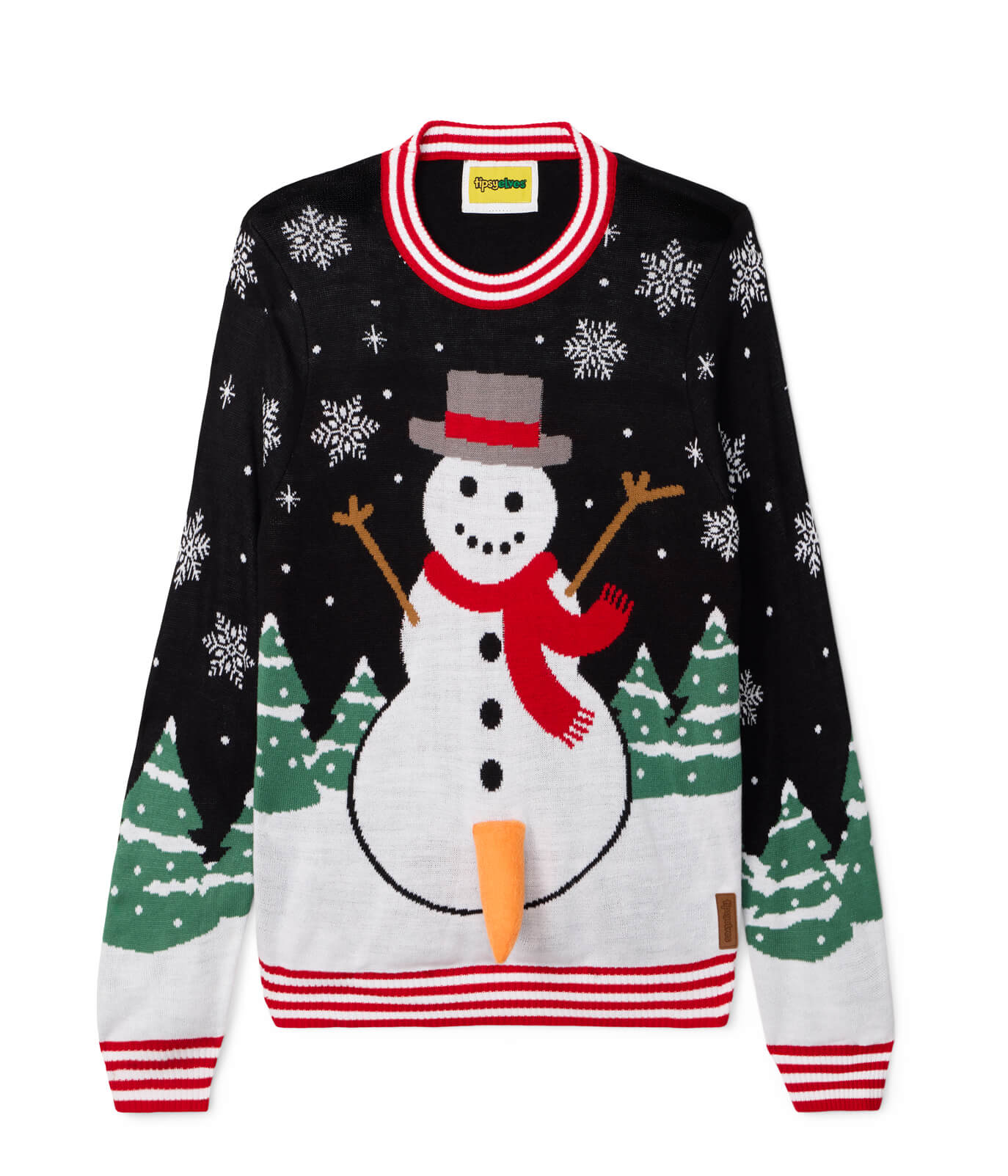 Men's Frisky Frosty Pump Ugly Christmas Sweater - Image 9