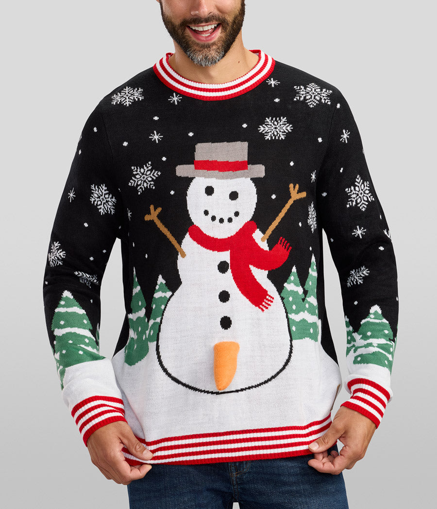 Men's Frisky Frosty Pump Ugly Christmas Sweater - Image 3