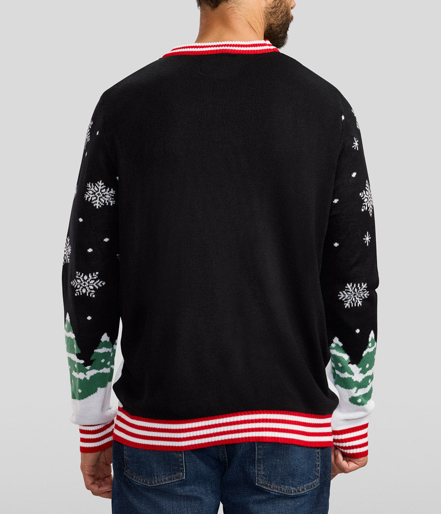 Men's Frisky Frosty Pump Ugly Christmas Sweater - Image 4